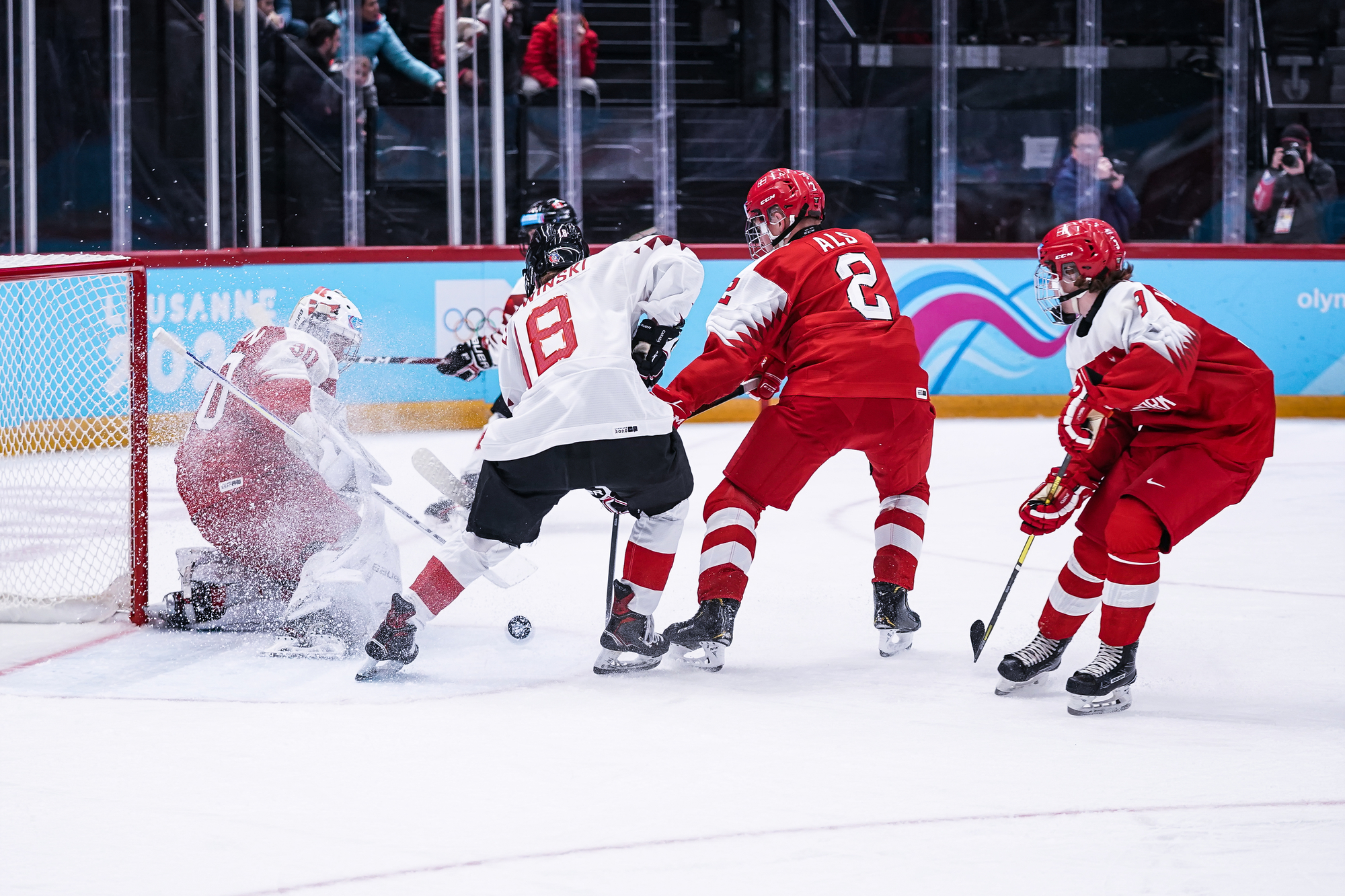 IIHF - Gallery: Denmark vs. Canada - 2020 Youth Olympic ...